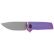 Nóż WE Knife Charith LE No 90/210 Purple Titanium, Silver Bead Blasted CPM-20CV (WE20056-2)