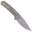 Nóż WE Knife Culex Green Titanium, Silver Bead Blasted CPM 20CV (WE21026B-5)