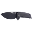Nóż WE Knife Mini Malice Black Titanium, Black Stonewashed CPM 20CV by Ferrum Forge (WE054BL-1)