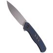 Nóż WE Knife Seer LE No 142/610 Blue Titanium, Rubber Silver CPM 20CV (WE20015-2)