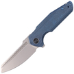 Nóż WE Knife StarHawk Blue Titanium, Silver Bead Blasted CPM 20CV (WE21017-4)