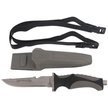 Nóż nurkowy Martinez Albainox Nautilius Black ABS-Rubber, Satin (32351)