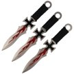 Noże do rzucania Martinez Albainox Black Cross Set 3szt (31884)